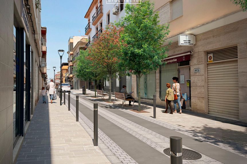 Infografía de la calle Poeta García Lorca.
