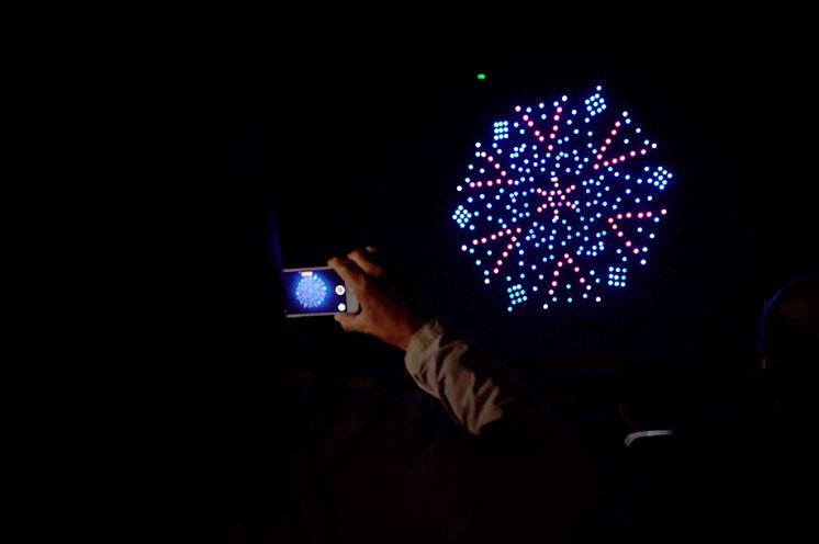 10.000 personas asistieron al espectáculo con drones de Ximénez y Umiles
