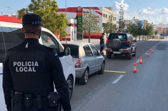 Control de la Policía Local.