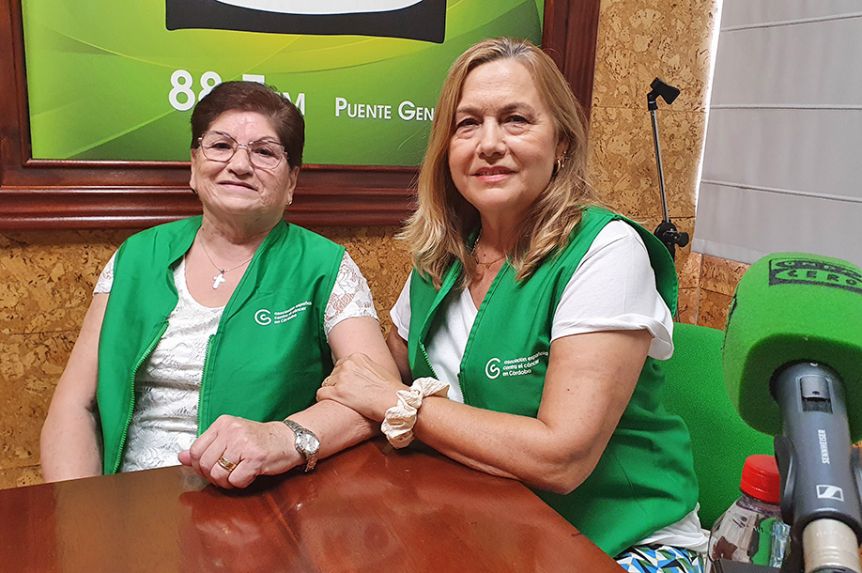 Mati Gálvez y Carmen Estrada.