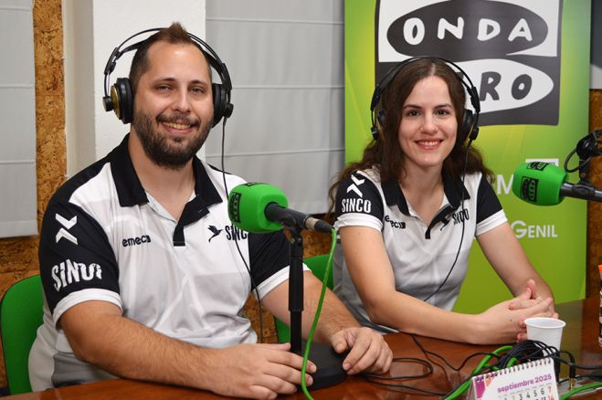 Arturo Aguilar y Sara Franco.
