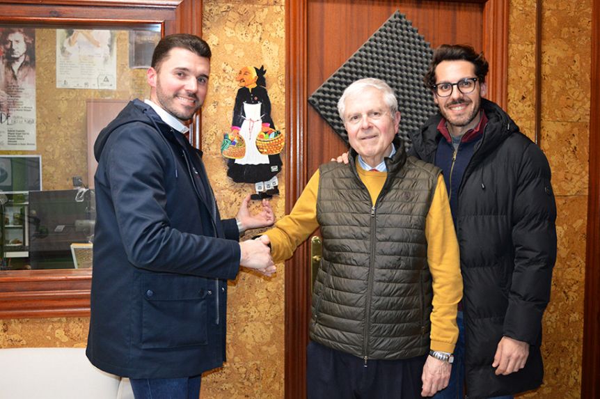 Cristian Molina, Juan Ortega y Jesús Gálvez.