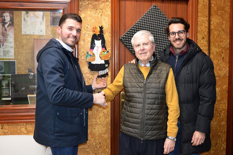 Cristian Molina, Juan Ortega y Jesús Gálvez.