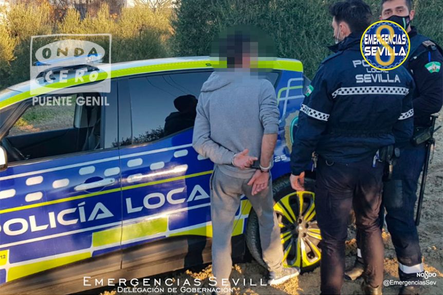 Momento de la detención.