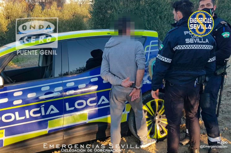 Momento de la detención.