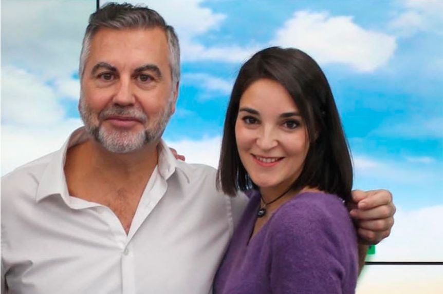 Carlos Alsina y Leonor Lavado.