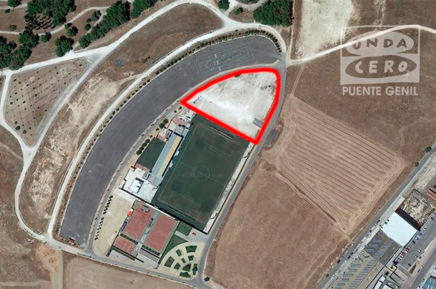 Parcela donde se ubicará el nuevo campo.