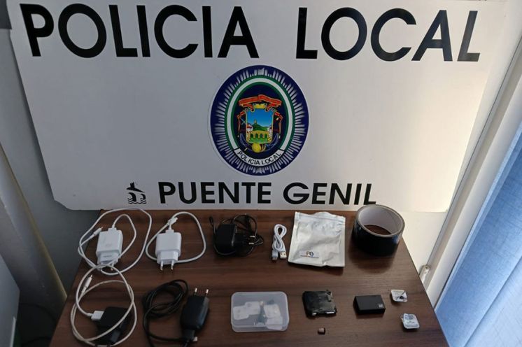 Material incautado.