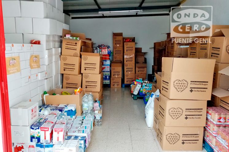 Alimentos y productos recogidos.