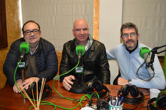 Rafael Sánchez, Álejandro Segura y José Ortega.
