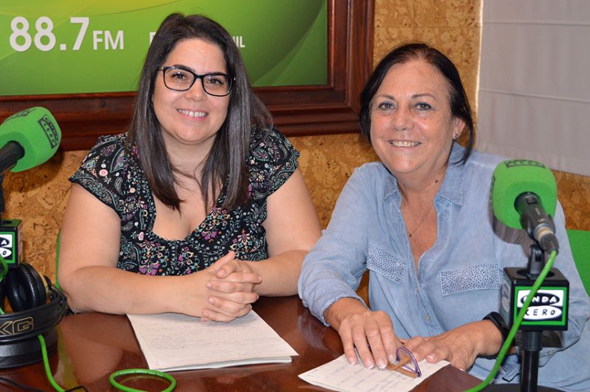 Ester Cabezas y Mari Ángeles Amador.