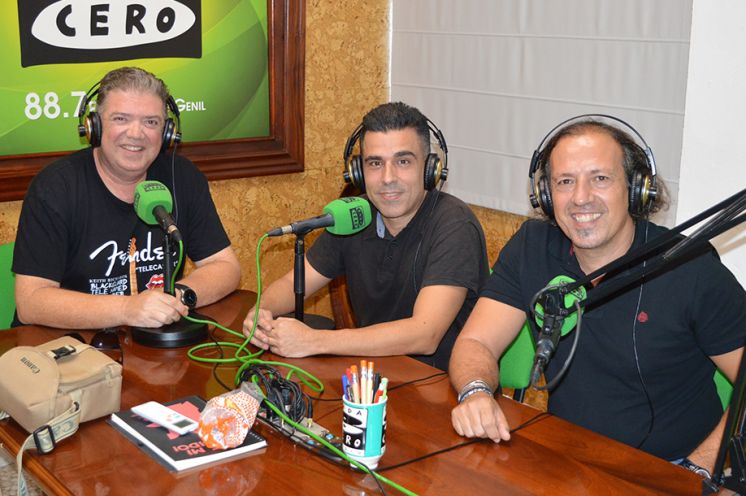 Enrique Urdiales, Marcos Rodríguez y Juande Gutiérrez.