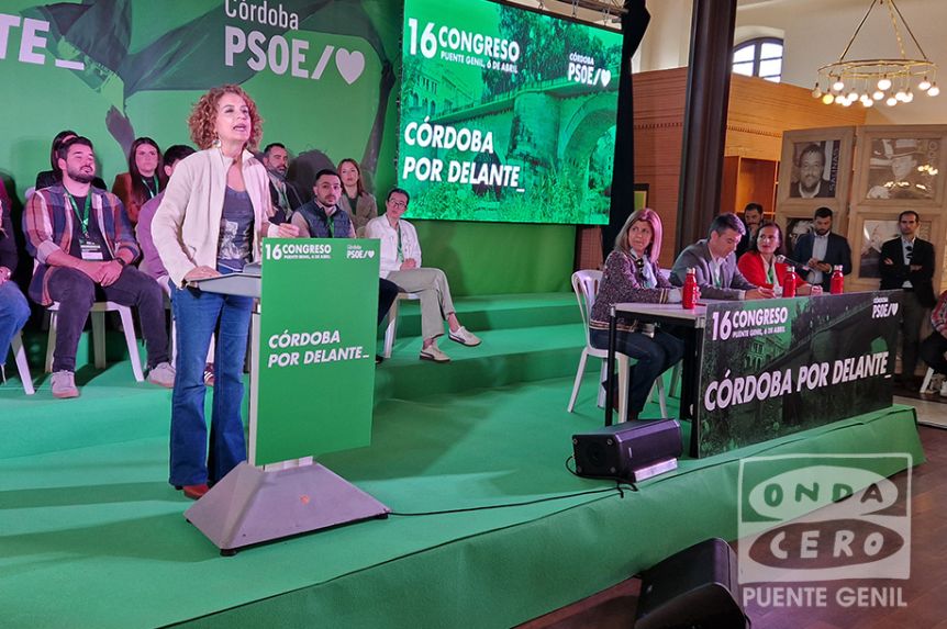 María Jesús Montero durante su intervención.