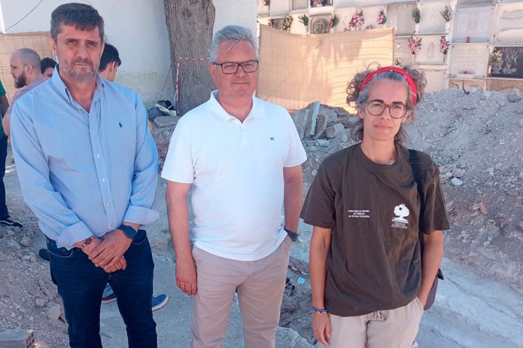 Visita a la excavación.
