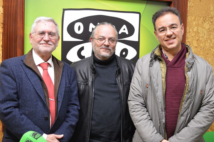 Emilio García, José María Serrano y Álvaro de la Fuente.