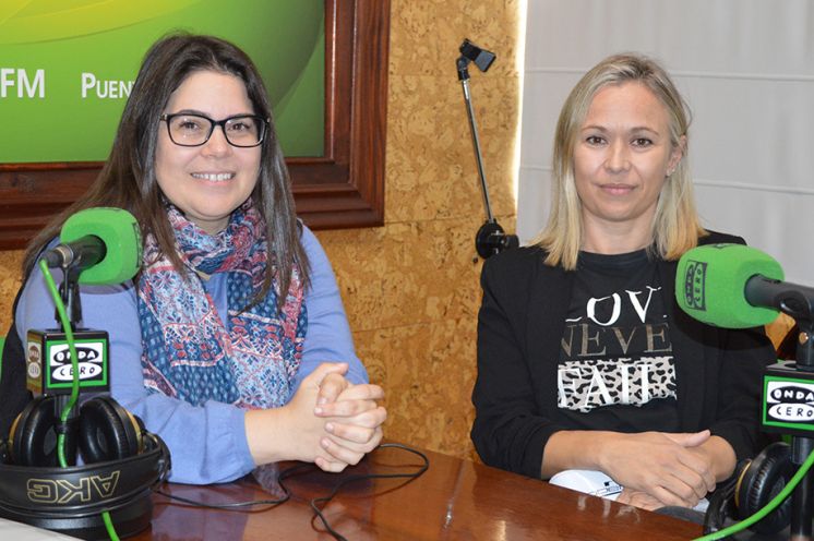 Esther Cabezas y Mari Carmen López.