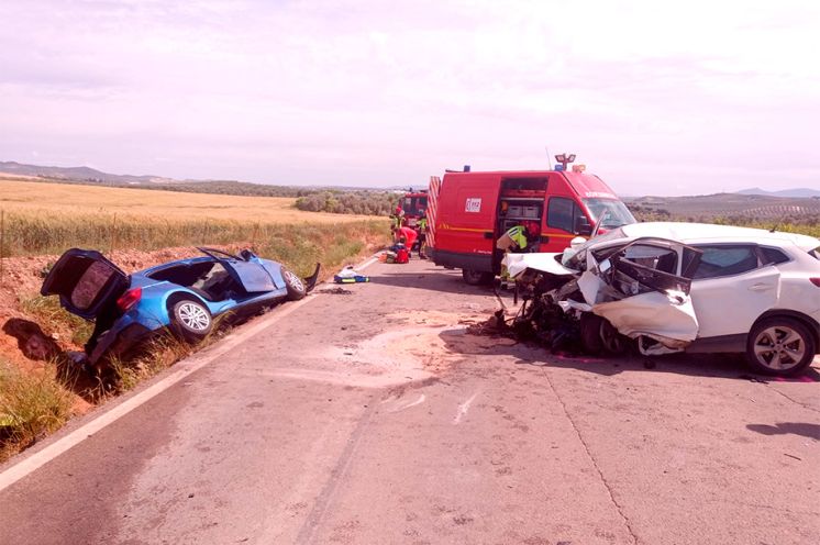Accidente en la A-379.
