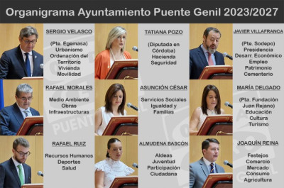 El alcalde, Sergio Velasco, presenta el nuevo organigrama municipal del Ayuntamiento