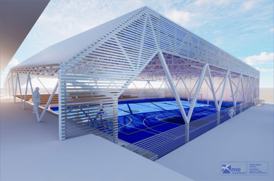 El Ayuntamiento construirá una nueva cubierta en la pista polideportiva del Francisco Manzano